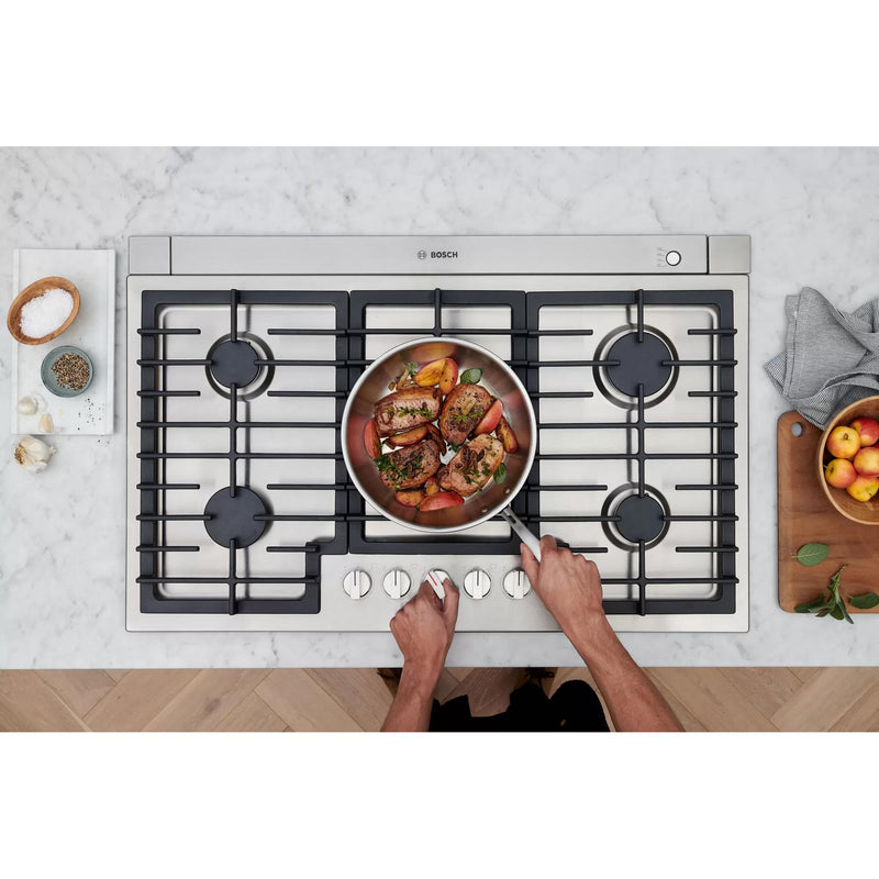 Bosch 36-inch 800 Series Gas Cooktop NGM8658UC IMAGE 9