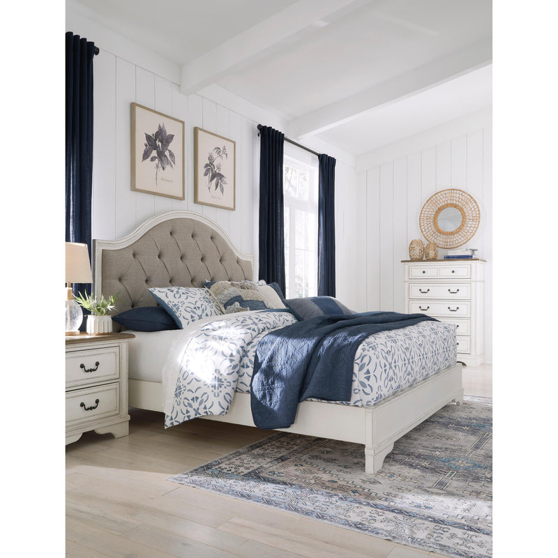 Signature Design by Ashley Brollyn Queen Upholstered Panel Bed B773-57/B773-54 IMAGE 7