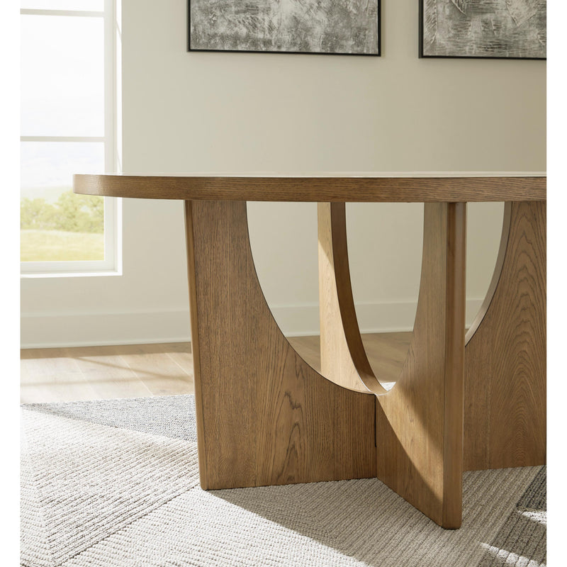 Signature Design by Ashley Round Dakmore Dining Table D783-50 IMAGE 7
