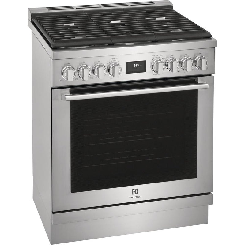 Electrolux 30-inch Freestanding Gas Range with Convection Technology ECFG3068AS IMAGE 2