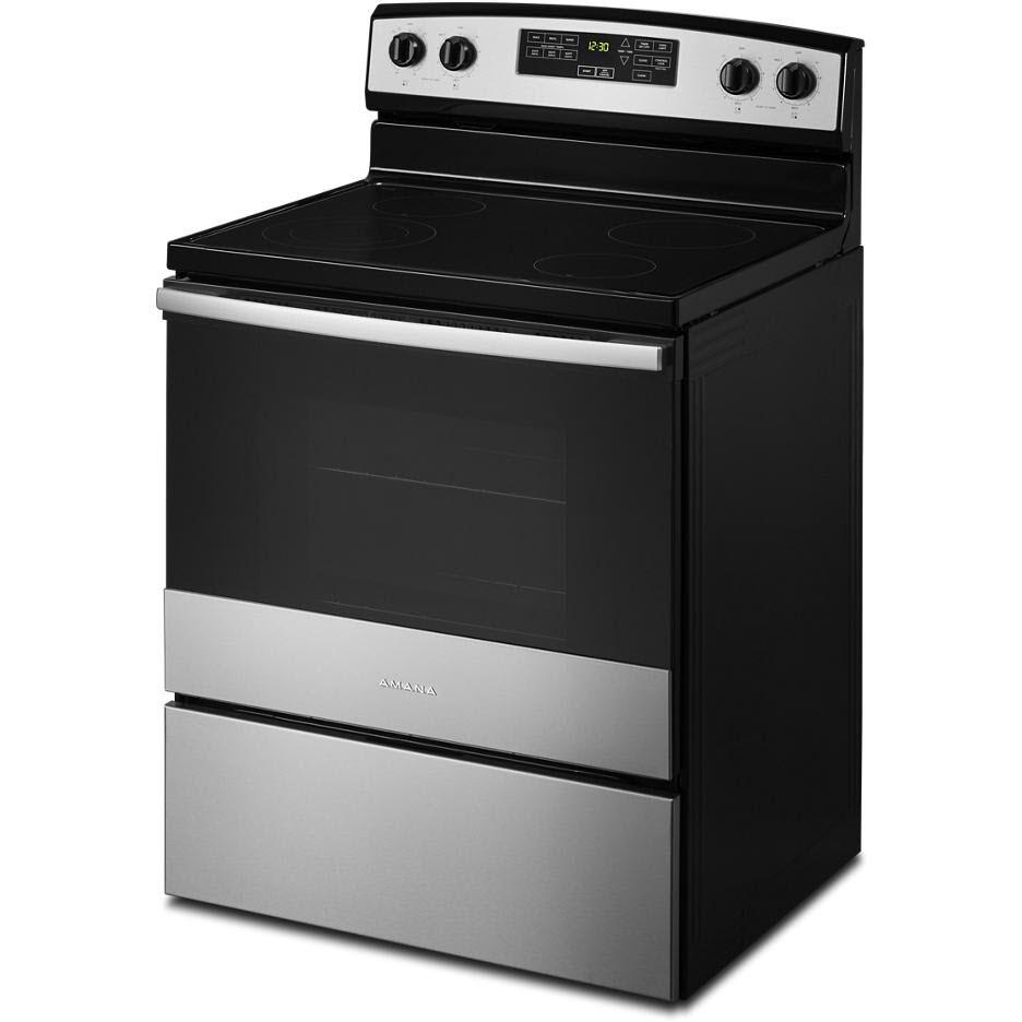 Amana 30inch Freestanding Electric Range YAER6603SMS