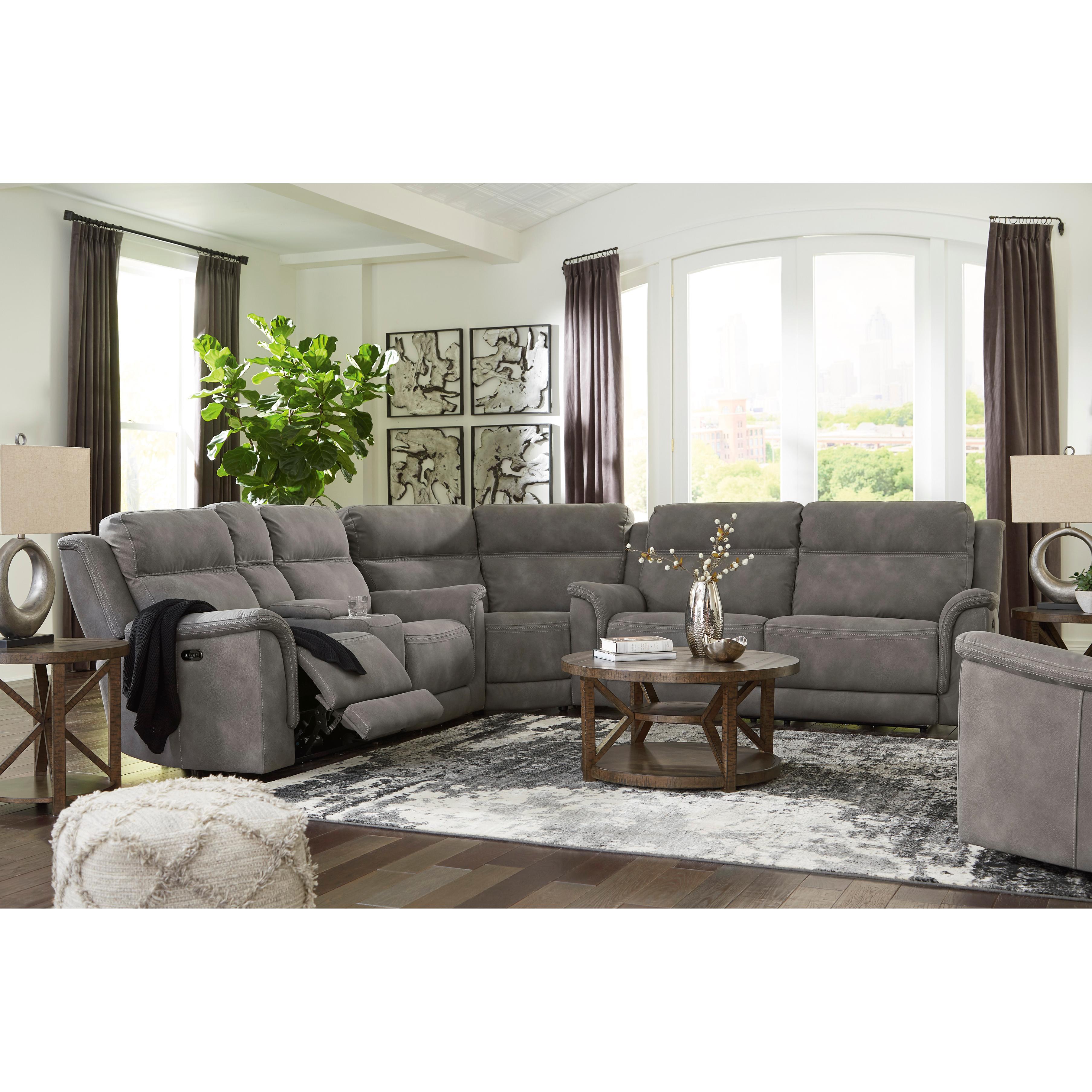Signature Design by Ashley Next-Gen Durapella Power Reclining Fabric Loveseat 5930118C IMAGE 14