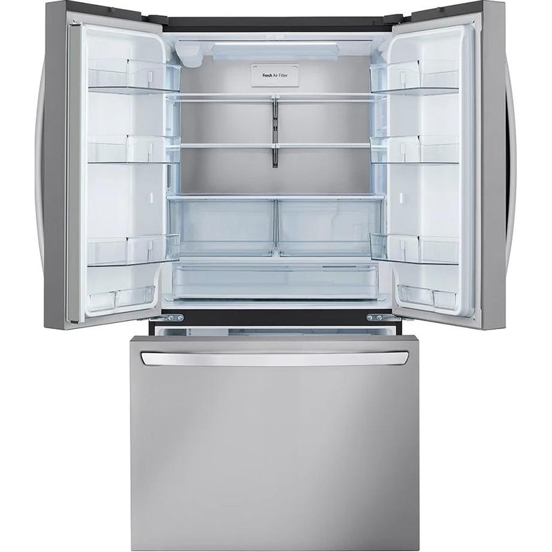 LG 36-inch, 27 cu. ft. Counter-Depth Refrigerator Bottom Freezer Refrigerator LRFLC2706S IMAGE 4