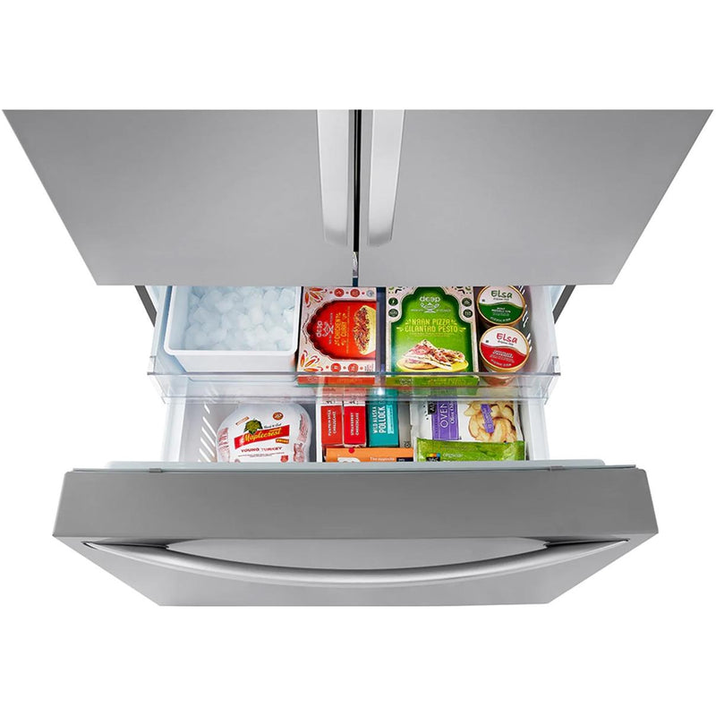 LG 36-inch, 27 cu. ft. Counter-Depth Refrigerator Bottom Freezer Refrigerator LRFLC2706S IMAGE 7