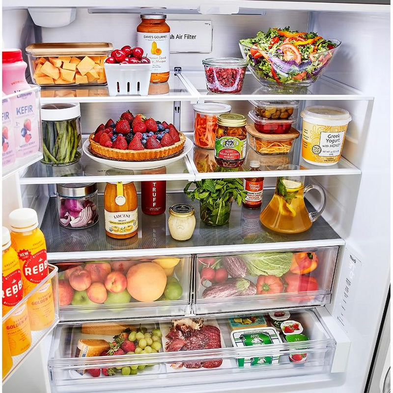 LG 36-inch, 27 cu. ft. Counter-Depth Refrigerator Bottom Freezer Refrigerator LRFLC2706S IMAGE 8
