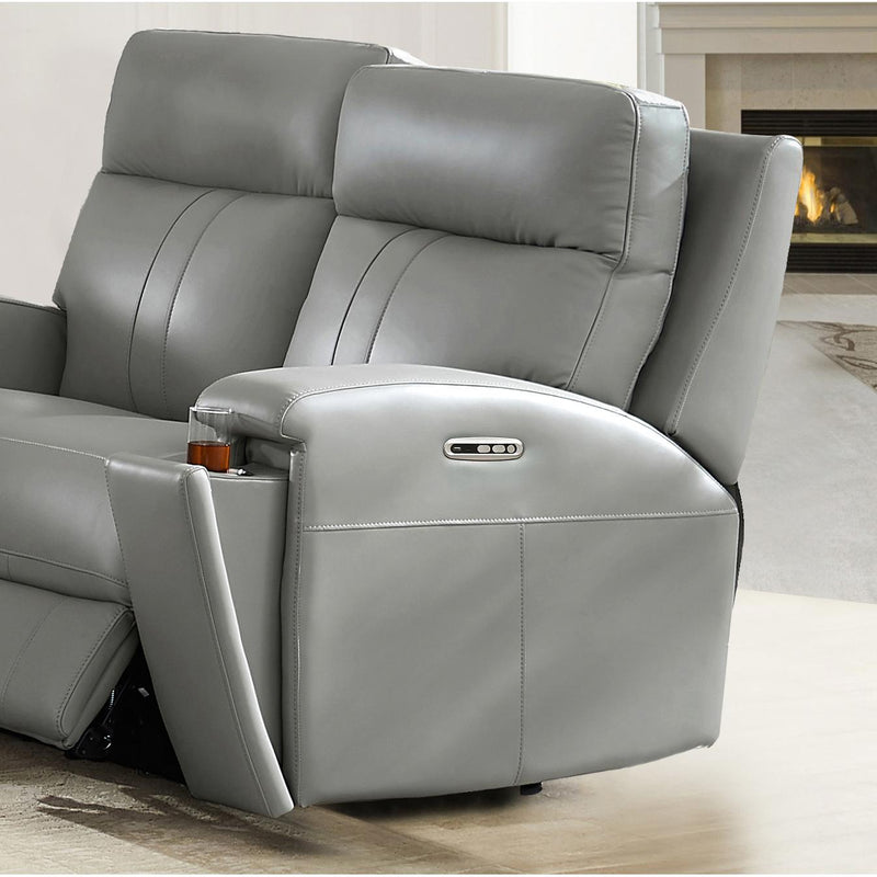 Amax Leather Sullivan Power Reclining Leather Loveseat 7076W-20P2Z-2517 IMAGE 3