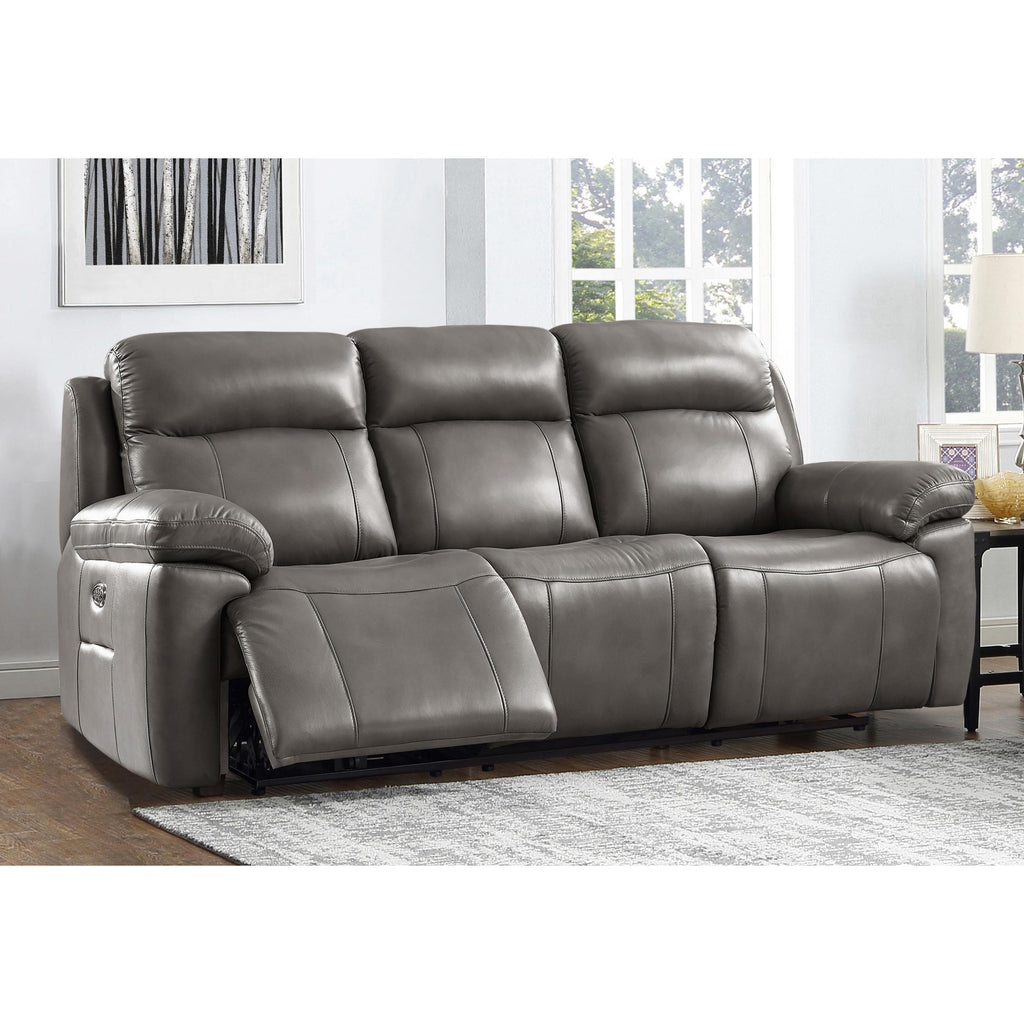 Power Reclining Leather Sofa 6565