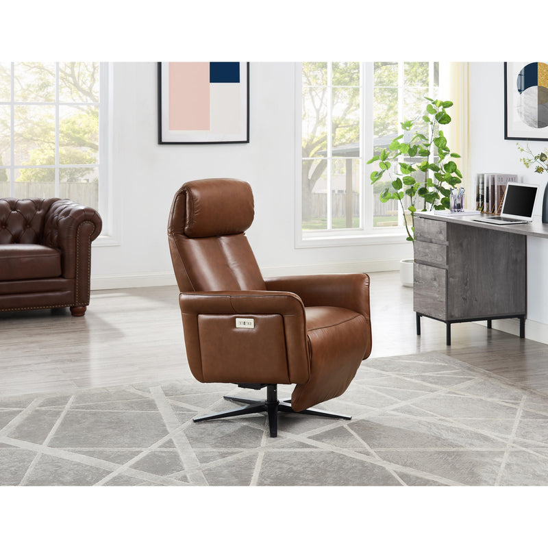 Amax Leather Tulip Power Swivel Leather Recliner 8001S-10PSB-1566A IMAGE 5