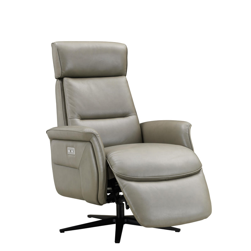 Amax Leather Julius Power Swivel Leather Recliner 8002S-10PSB-2376 IMAGE 3