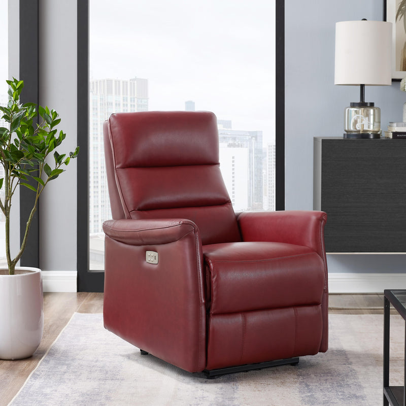 Amax Leather Dante Power Leather Recliner 6610W-10P2-2169 IMAGE 3