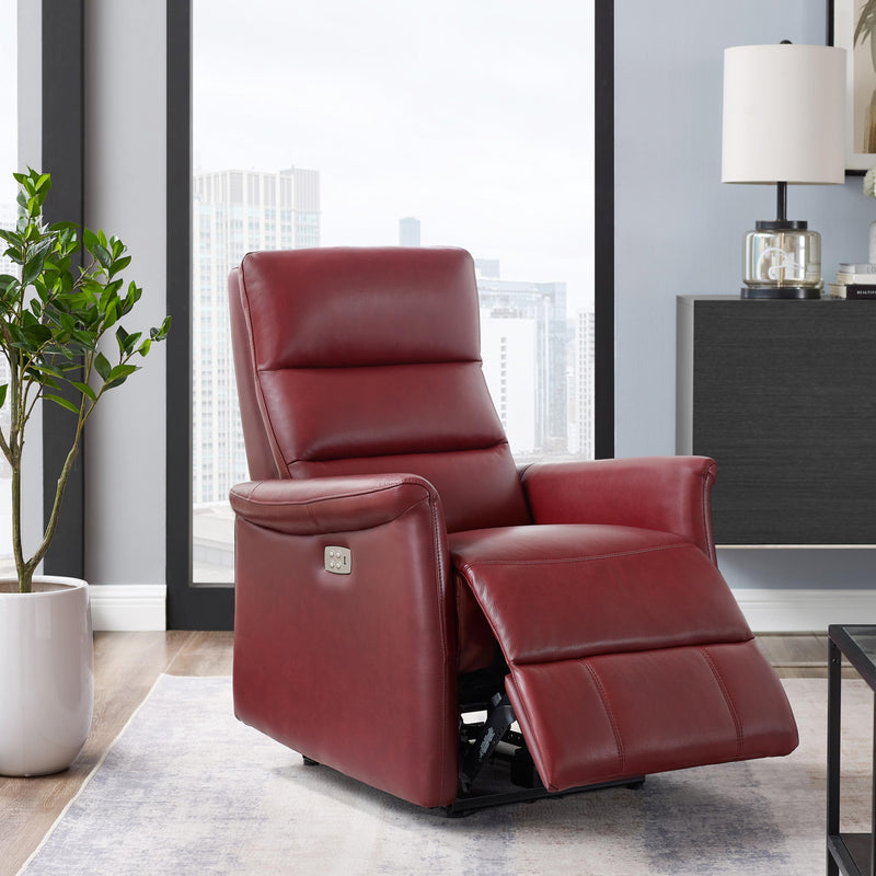 Amax Leather Dante Power Leather Recliner 6610W-10P2-2169 IMAGE 4