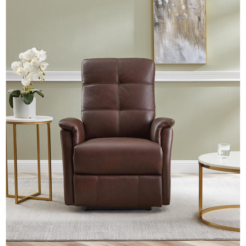 Amax Leather Benson Power Leather Recliner 6673W-10P2-2372 IMAGE 4