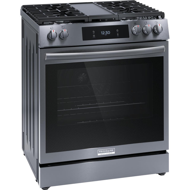 Frigidaire Gallery 30-inch Freestanding Gas Range with Convection Technology GCFG3060BD IMAGE 6