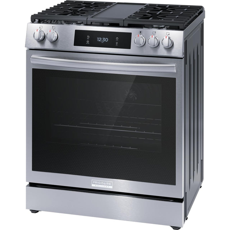 Frigidaire Gallery 30-inch Freestanding Gas Range with Convection Technology GCFG3060BF IMAGE 5