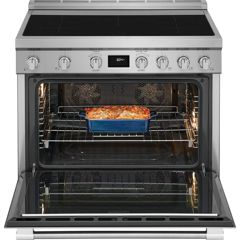 Frigidaire Professional 36-inch Freestanding Induction Range with Convection Technology PCFI3670AF IMAGE 2