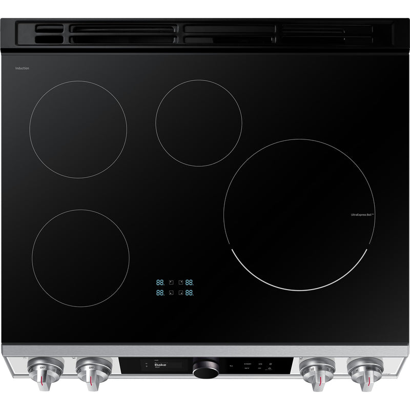 Samsung 30-inch Slide-in Electric Induction Range with WI-FI Connect NE63BB891112AC IMAGE 8