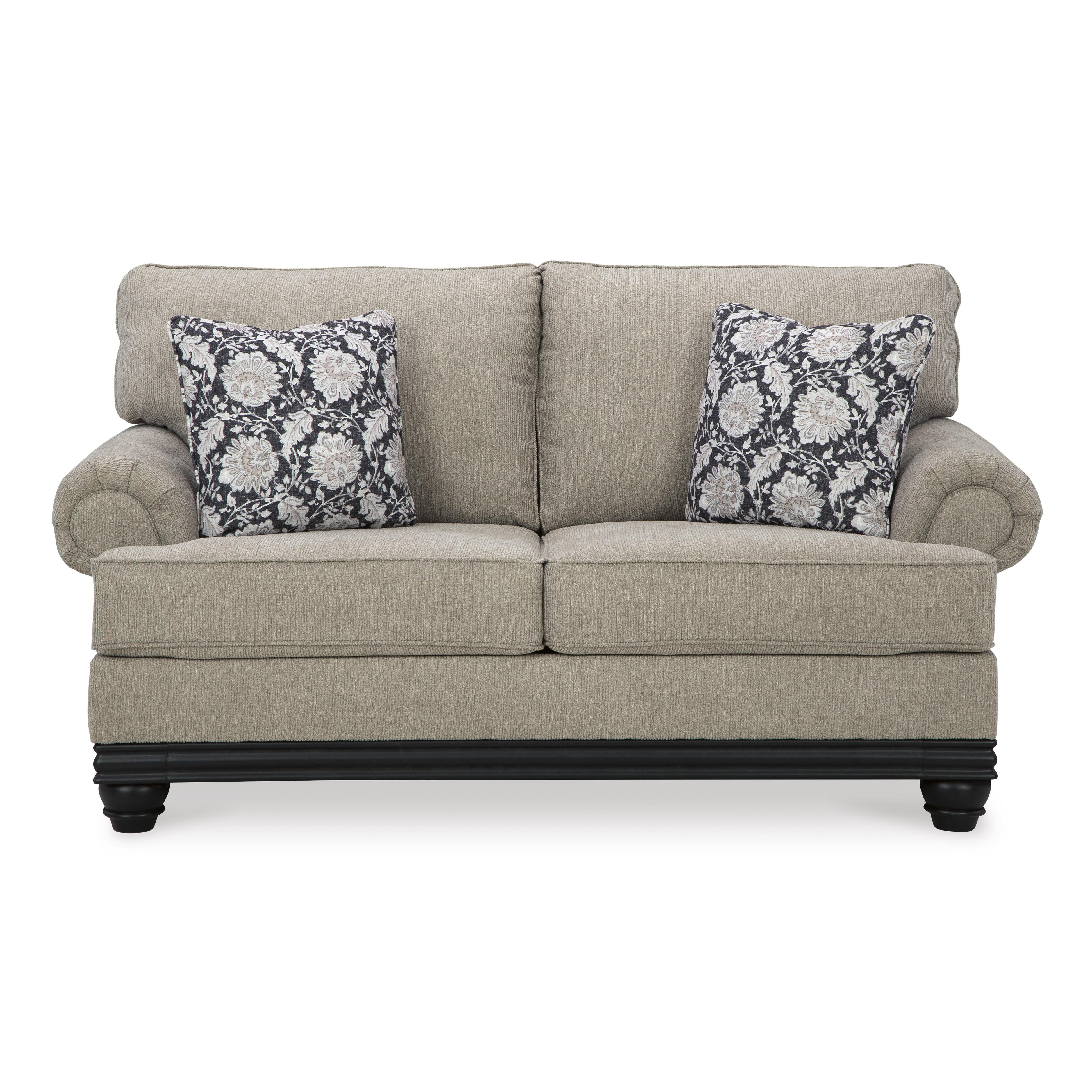 Signature Design by Ashley Elbiani Stationary Fabric Loveseat 3870435 IMAGE 2