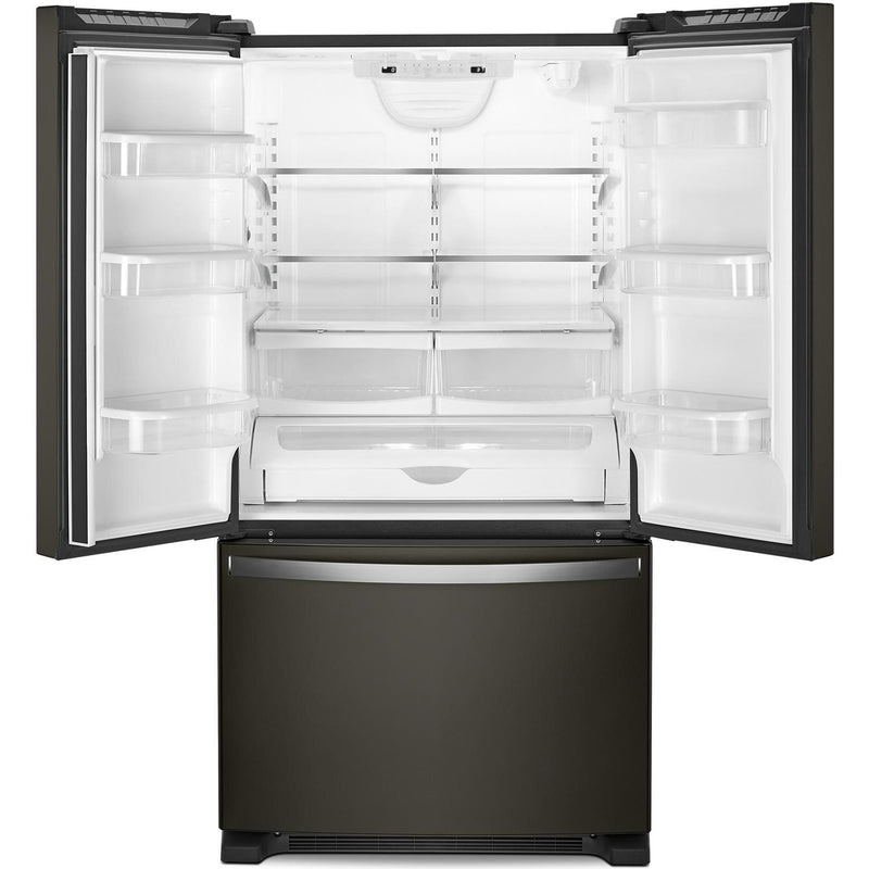 Whirlpool 33-inch, 22.1 cu. ft. Freestanding French 3-Door Refrigerator with Factory Installed Ice Maker WRFF5333PV IMAGE 2