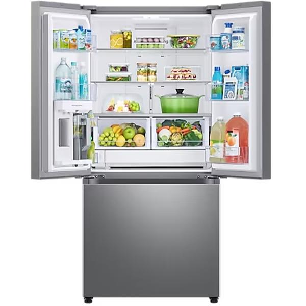 Samsung 32-inch, 24.5 cu. ft. French 3-Door Refrigerator with Beverage Center™ & AutoFill Water Pitcher RF25C5551SR/AA IMAGE 3