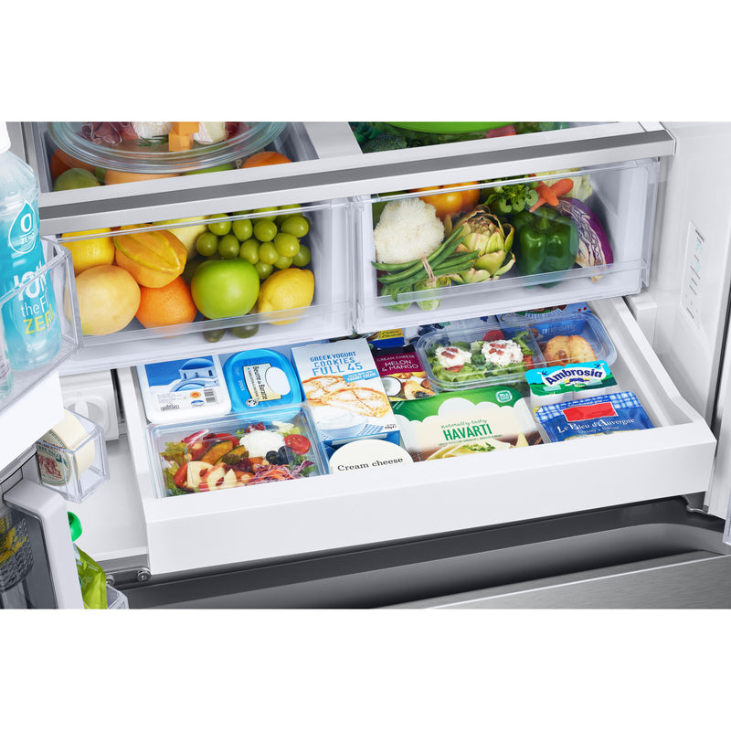 Samsung 32-inch, 24.5 cu. ft. French 3-Door Refrigerator with Beverage Center™ & AutoFill Water Pitcher RF25C5551SR/AA IMAGE 8