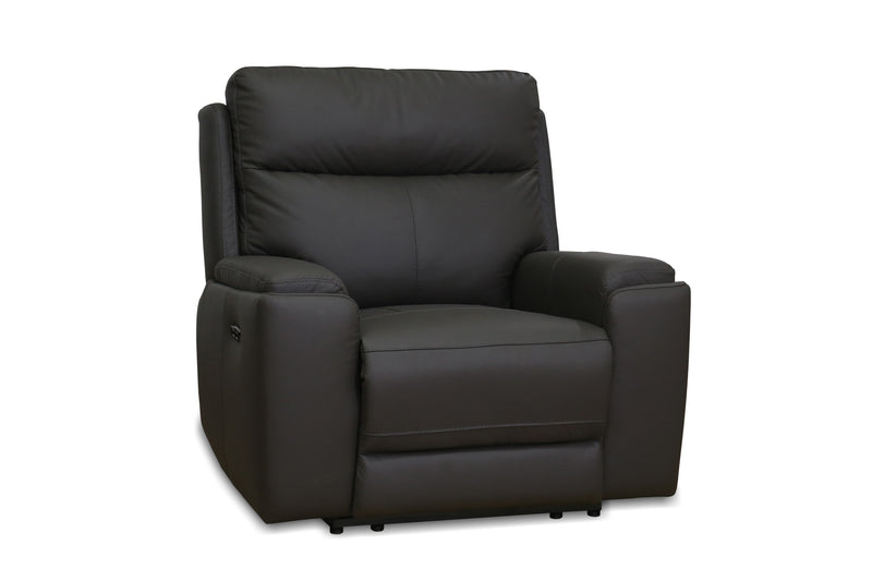 Rudy Power Reclining Leather Match Recliner With Headset