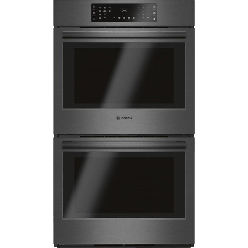 Bosch 30 Inch Double Wall Oven in Black Stainless Steel-HBL8642UC