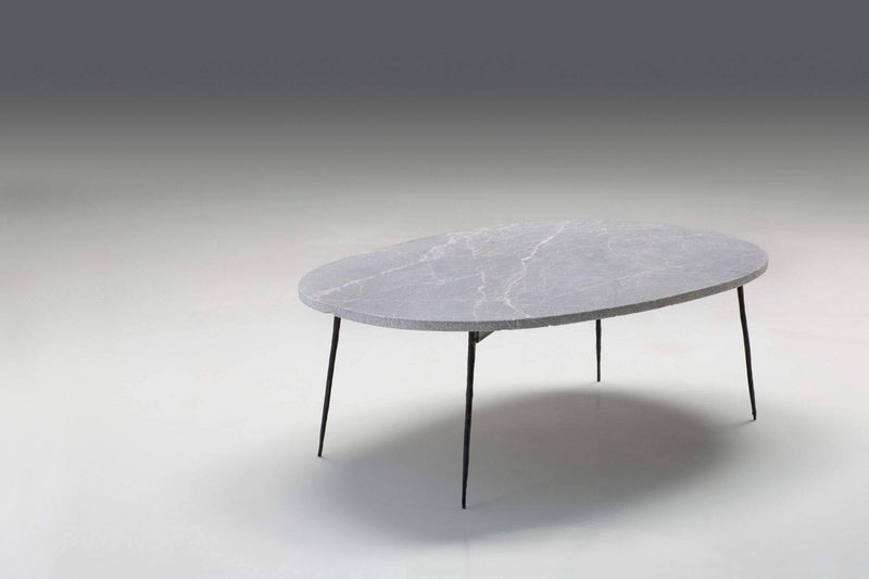 Mobital Coffee Table Large / Black Tuk Tuk Coffee Table Spanish Nero Marble with Black Powder Coated Steel - Available in 2 Colours