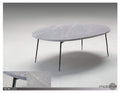 Mobital Coffee Table Large / Grey Tuk Tuk Coffee Table Spanish Nero Marble with Black Powder Coated Steel - Available in 2 Colours