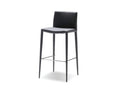 Mobital Counter Stool Grey Zeno Counter Stool Full Leatherette Wrap Set of 2