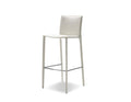 Mobital Counter Stool White Zak Counter Stool Full Leather Wrap Set of 2 - Available in 3 Colours