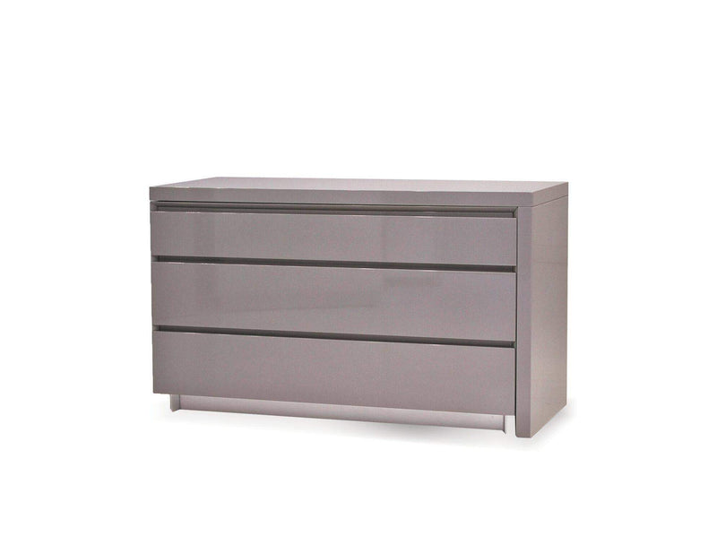 Mobital Dresser Light Grey Savvy Double Dresser High Gloss Light Grey - Available in 2 Colours