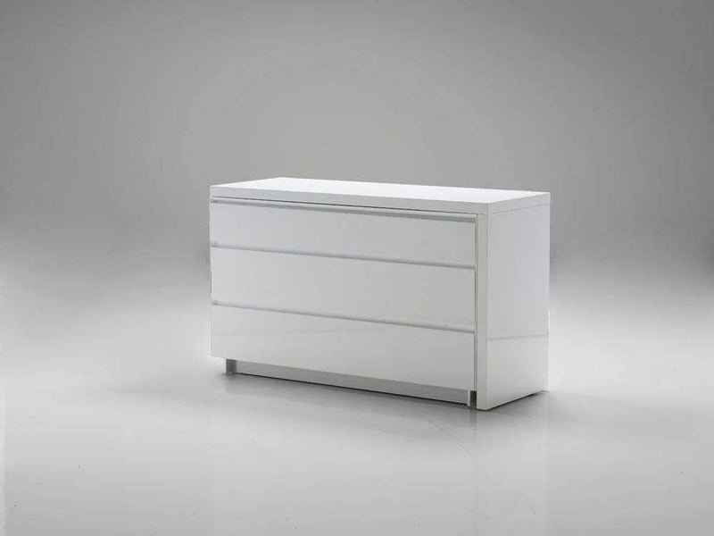 Mobital Dresser Light Grey Savvy Double Dresser High Gloss Light Grey - Available in 2 Colours