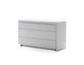 Mobital Dresser White Savvy Double Dresser High Gloss Light Grey - Available in 2 Colours