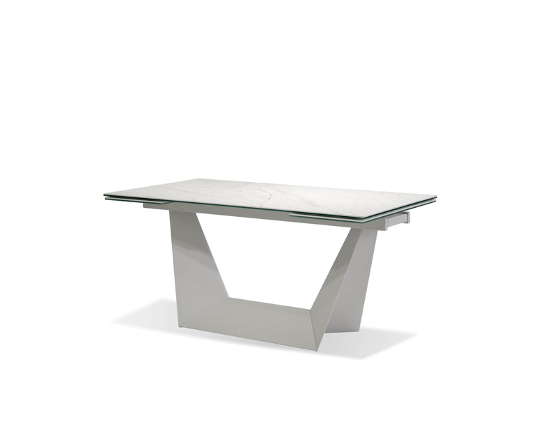 Mobital Dining Table Carerra Origami 98.50" Long Extending Dining Table Carerra Ceramic Top
